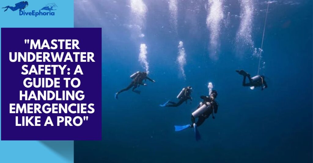 Pre-dive safety check to handle emergencies underwater