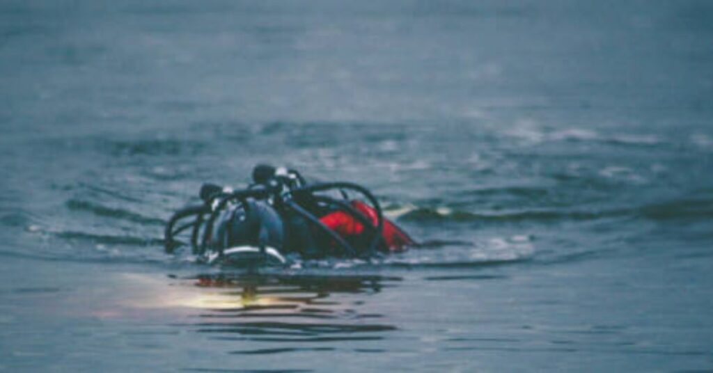 Beginner diver exploring the marine life in Puget Sound, Washington