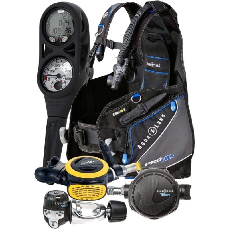 Aqua Lung Pro HD BCD i300C Dive Computer Titan Regulator Package Review :