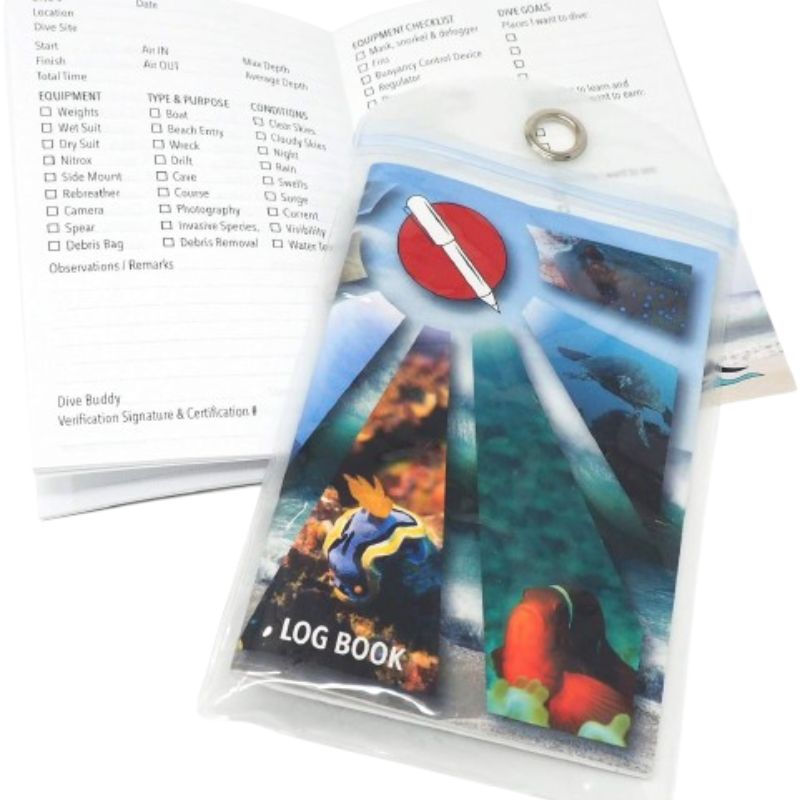 Best Dive Log Books: Travel-Friendly Scuba Logbook With Protective Sleeve Review